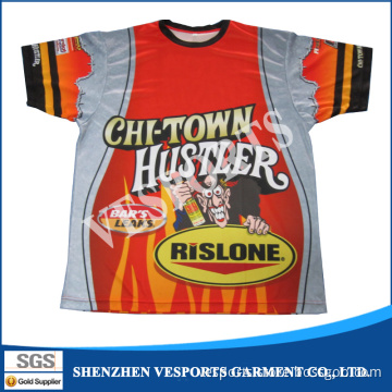 Custom Sublimation Short Sleeve Motorcycle Apparel